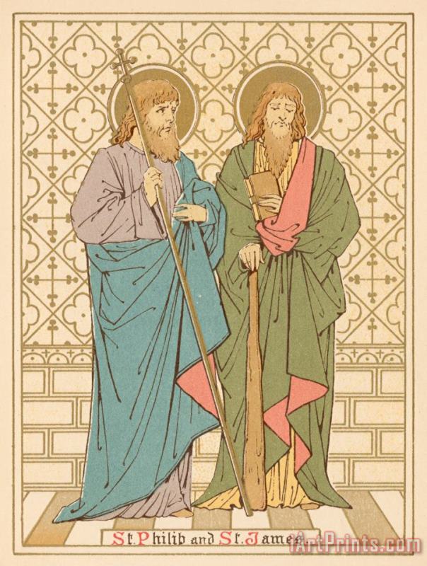 St Philip And St James painting - English School St Philip And St James Art Print