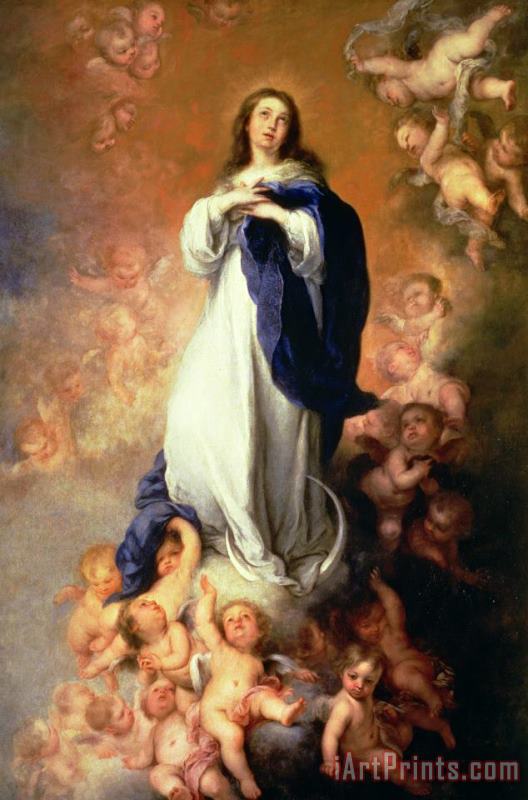 Esteban Murillo Immaculate Conception of the Escorial Art Painting