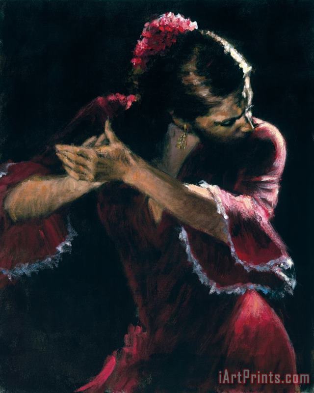 Fabian Perez Flamenco V Art Painting