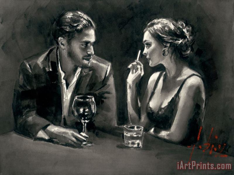 Intimate Moments IV painting - Fabian Perez Intimate Moments IV Art Print
