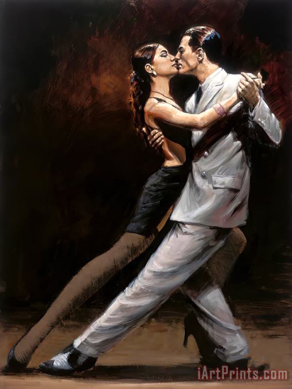 Tango in Paris painting - Fabian Perez Tango in Paris Art Print