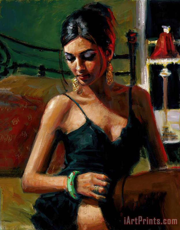 Tess on Bed painting - Fabian Perez Tess on Bed Art Print