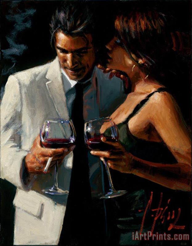 The Proposal XII painting - Fabian Perez The Proposal XII Art Print