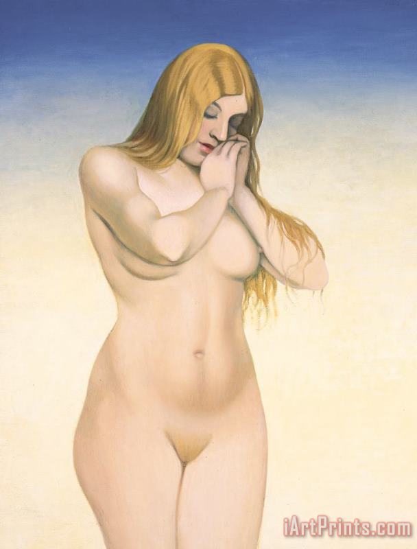 Felix Edouard Vallotton Blonde Nude Art Painting