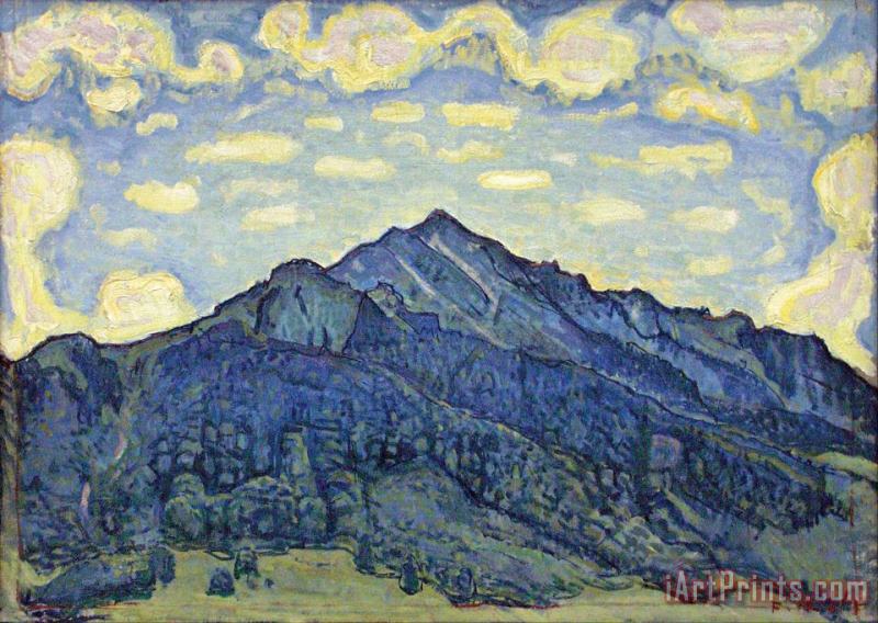 Landschaft in Den Schweizer Alpen painting - Ferdinand Hodler Landschaft in Den Schweizer Alpen Art Print