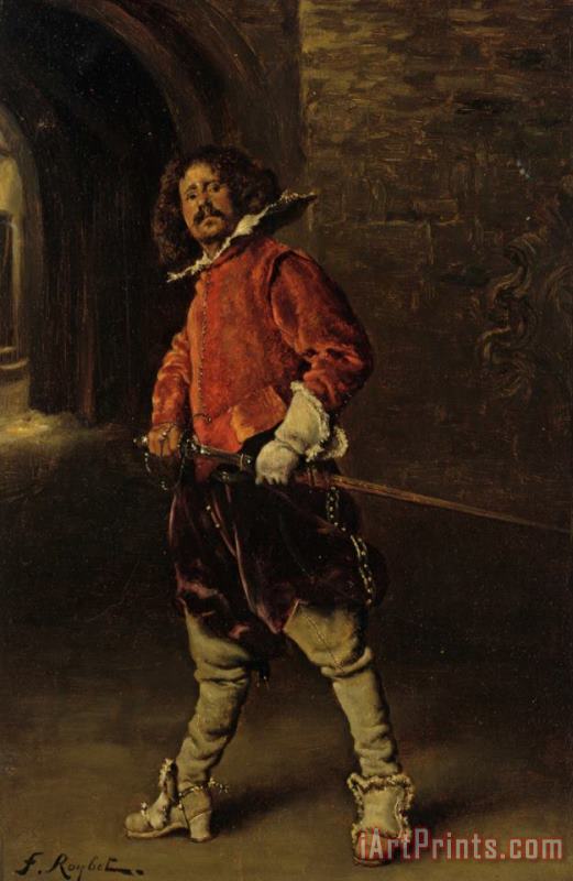 Ferdinand Roybet The Cavalier Art Print