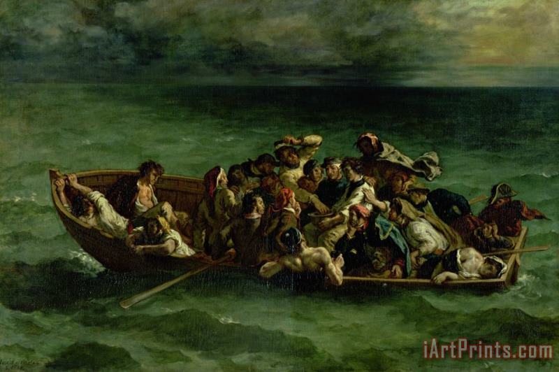 Ferdinand Victor Eugene Delacroix The Shipwreck of Don Juan Art Painting
