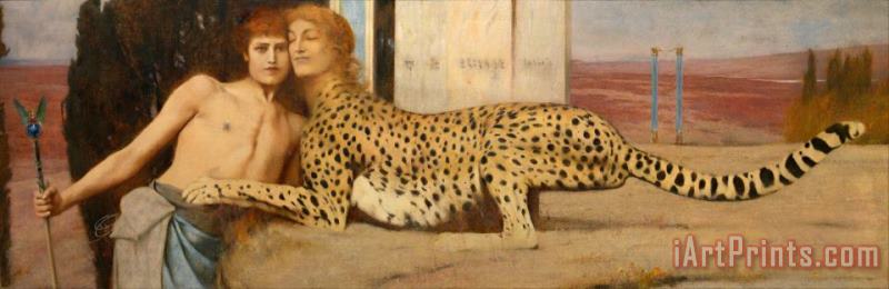 Fernand Khnopff Caresses Art Painting