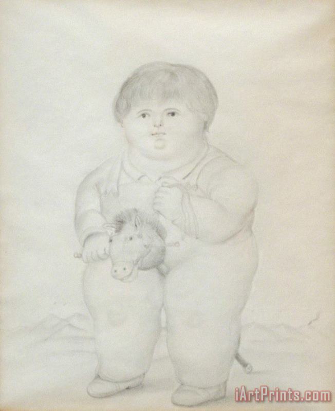 Fernando Botero Pedro, 1973 Art Painting