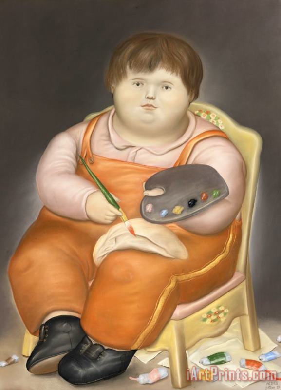 Fernando Botero Pedro Pintor, 1973 Art Painting