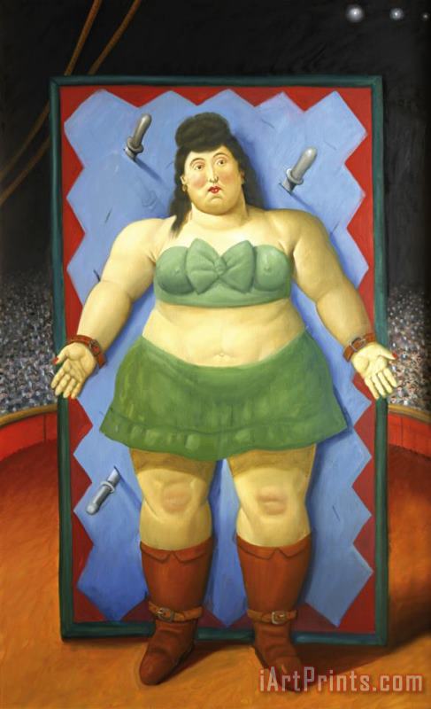 Fernando Botero Target Art Painting