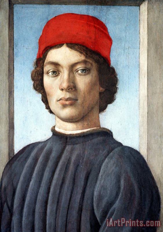 Portrait of a Youth painting - Filippino Lippi Portrait of a Youth Art Print