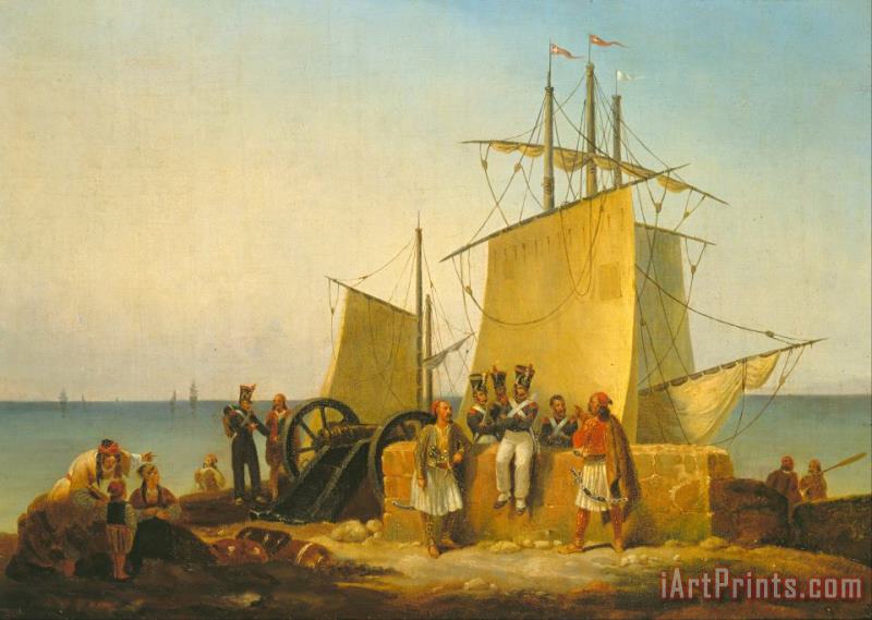 The French Mission to The Morea (peloponnese) painting - Finert Noel D. The French Mission to The Morea (peloponnese) Art Print