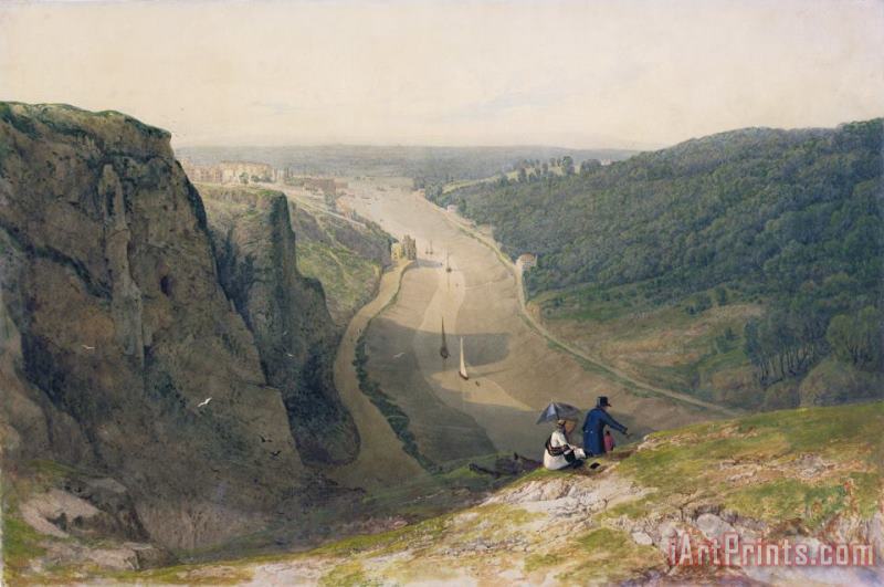 The Avon Gorge - looking over Clifton painting - Francis Danby The Avon Gorge - looking over Clifton Art Print