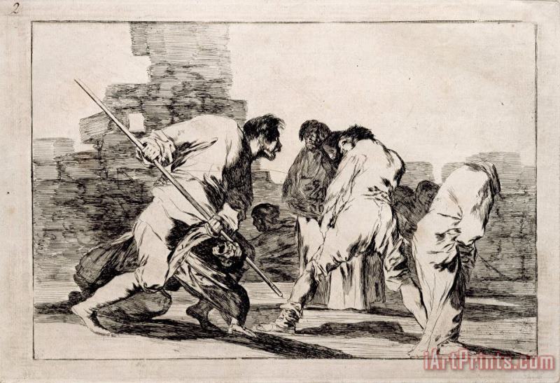 Francisco De Goya Cruel Folly Art Print