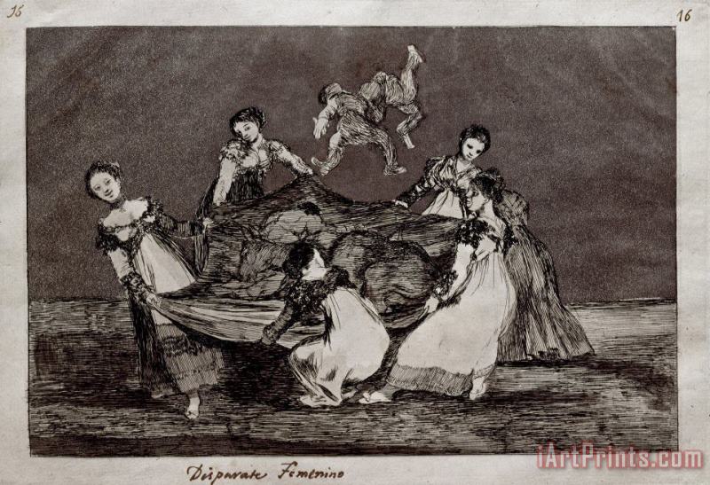 Francisco De Goya Feminine Folly Art Print