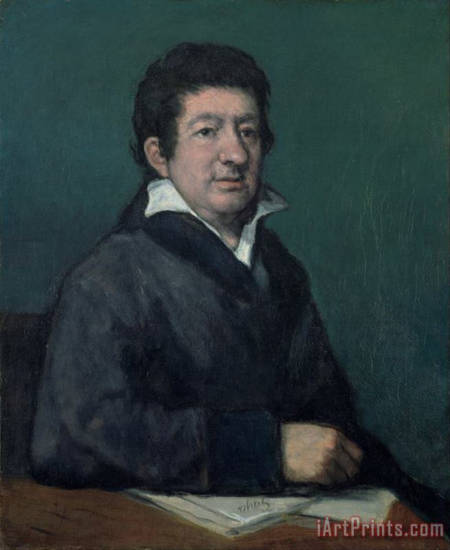 Francisco De Goya Portrait of The Poet Moratin Art Painting