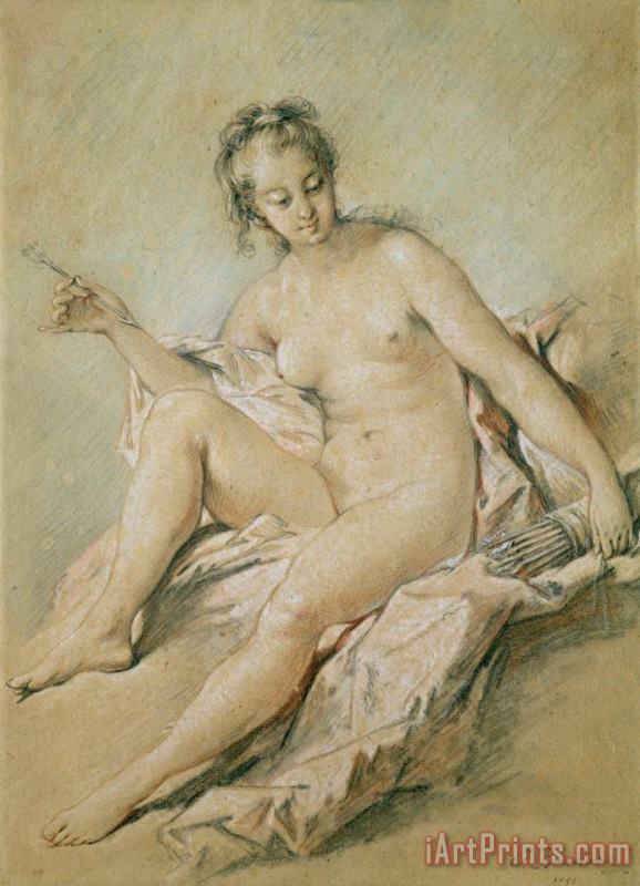 Francois Boucher A study of Venus Art Painting