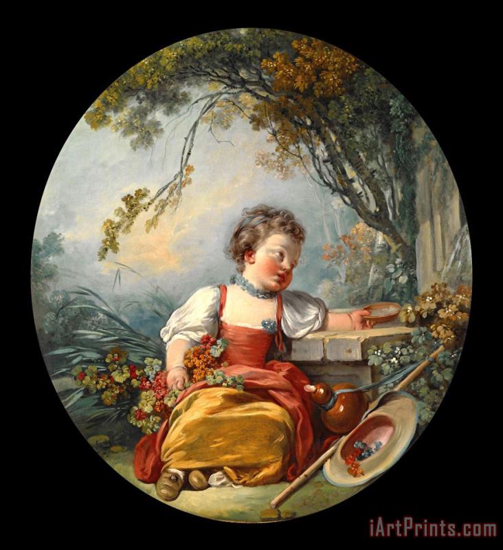 Francois Boucher The Little Pilgrim Art Painting