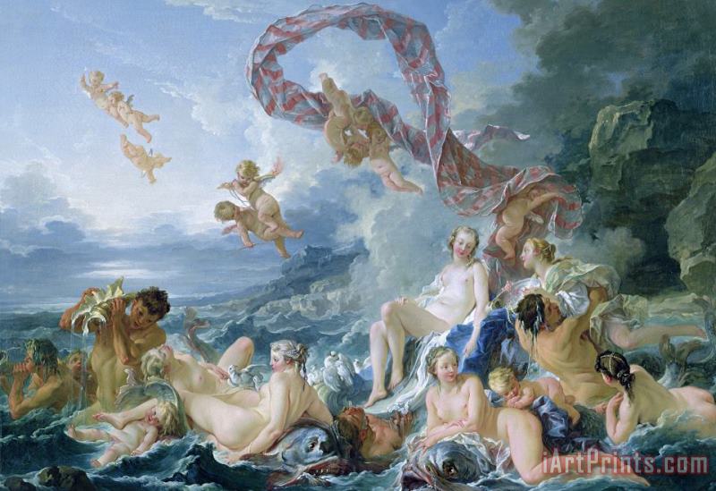 Francois Boucher The Triumph Of Venus Art Painting