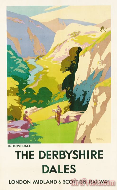 Frank Sherwin The Derbyshire Dales Art Print