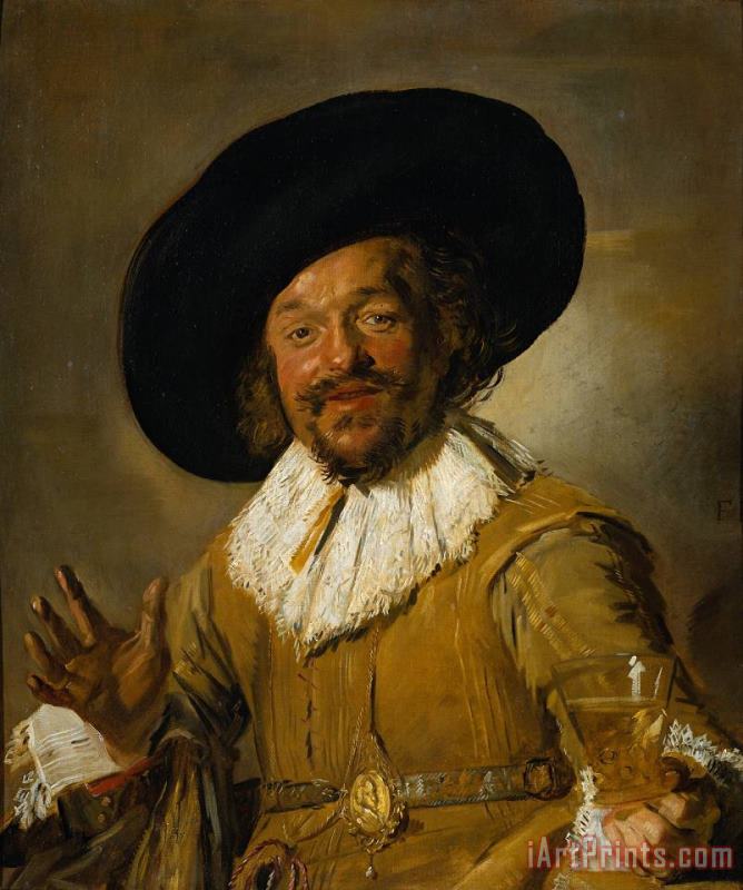 Frans Hals The Merry Drinker Art Painting
