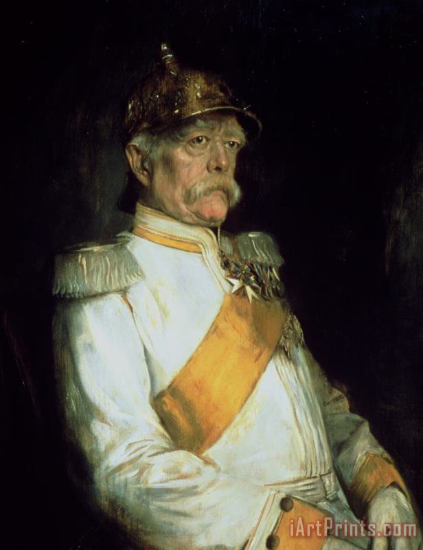 Franz Seraph von Lenbach Chancellor Otto Von Bismarck Art Print