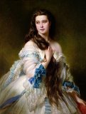Franz Xaver Winterhalter - Portrait of Madame Rimsky Korsakov painting