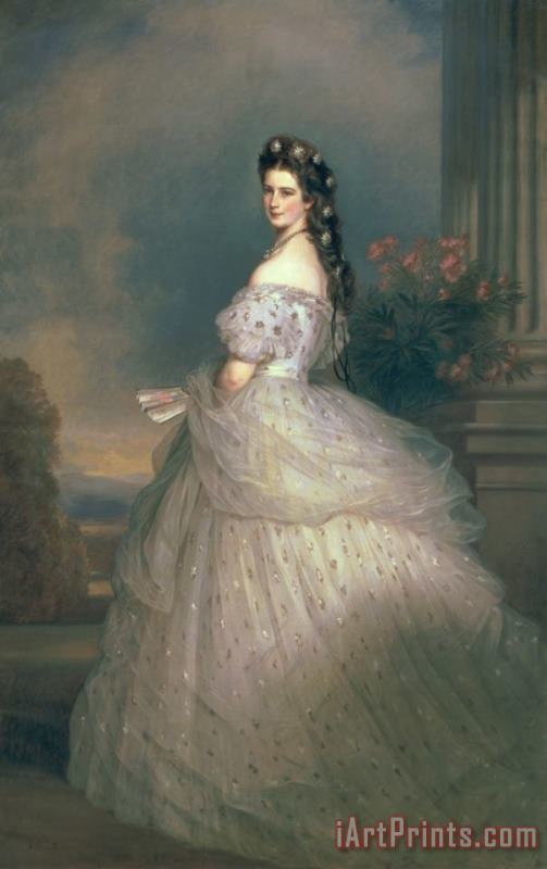 Franz Xavier Winterhalter Elizabeth of Bavaria Art Painting