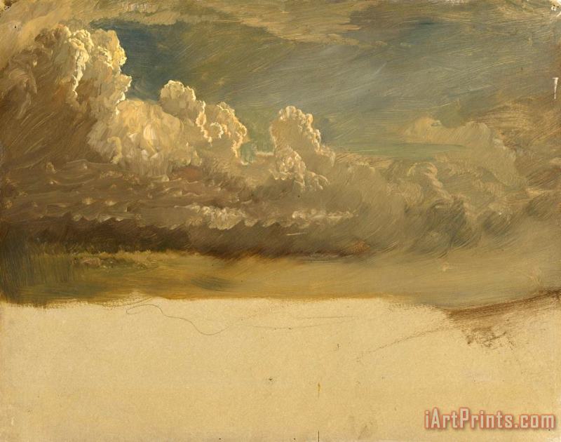 Cloud Study painting - Frederic Edwin Church Cloud Study Art Print