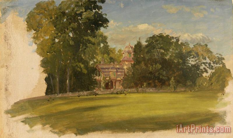 Frederic Edwin Church House in Hudson, New York Art Painting