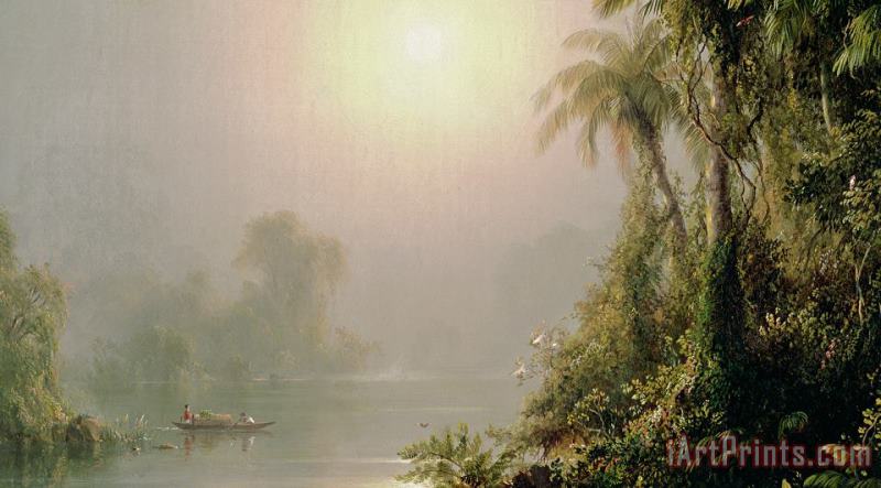 Frederic Edwin Church Morning In The Tropics Art Painting