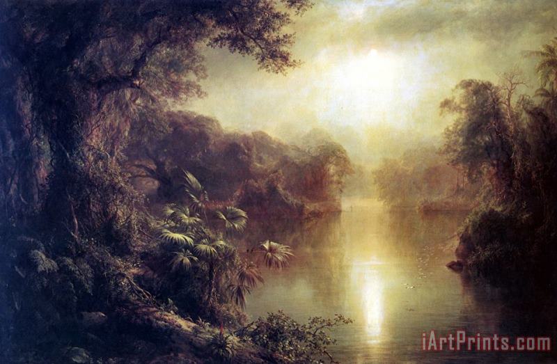 Morning in The Tropics painting - Frederic Edwin Church Morning in The Tropics Art Print