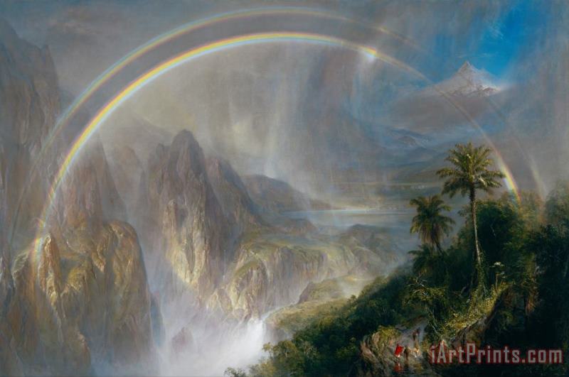Rainy Season in The Tropics painting - Frederic Edwin Church Rainy Season in The Tropics Art Print
