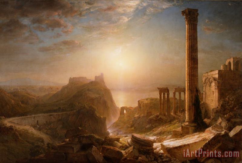 Frederic Edwin Church Syria by the Sea Art Painting
