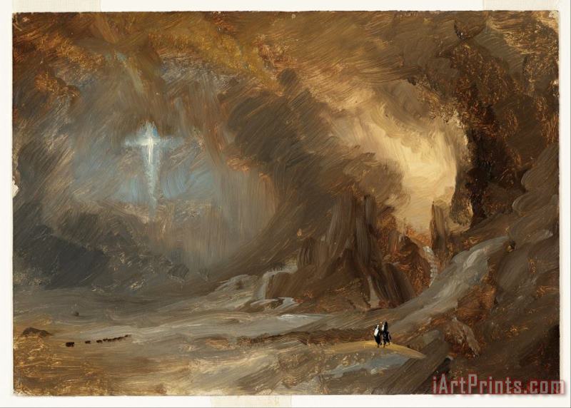 Vision of The Cross painting - Frederic Edwin Church Vision of The Cross Art Print