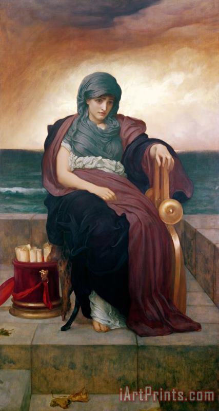 Frederic Leighton The Tragic Poetess Art Painting