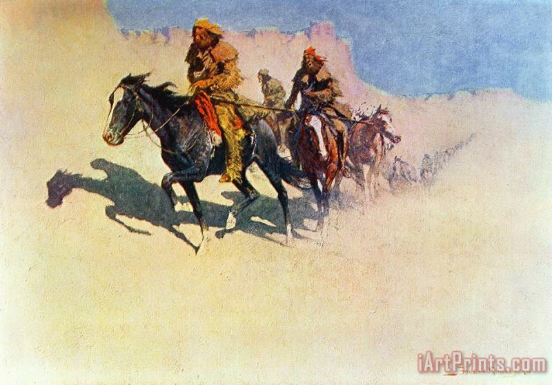 Frederic Remington The Great Explorers Art Painting
