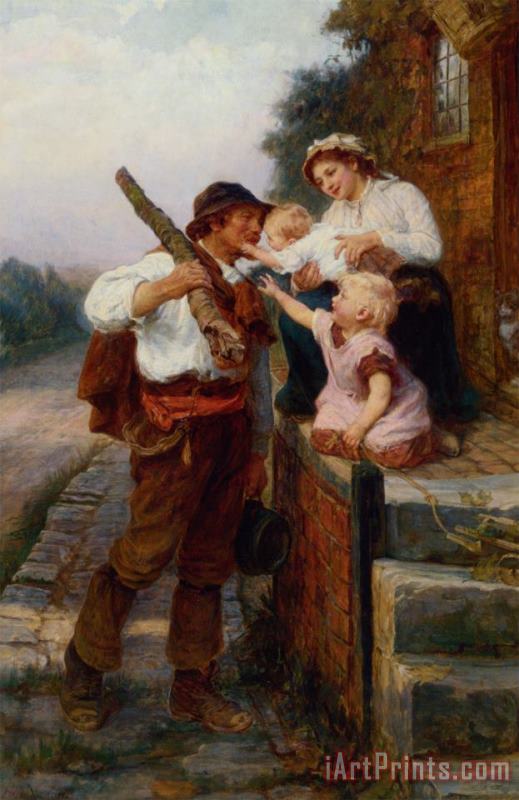 Frederick Morgan A Fathers Return Art Painting