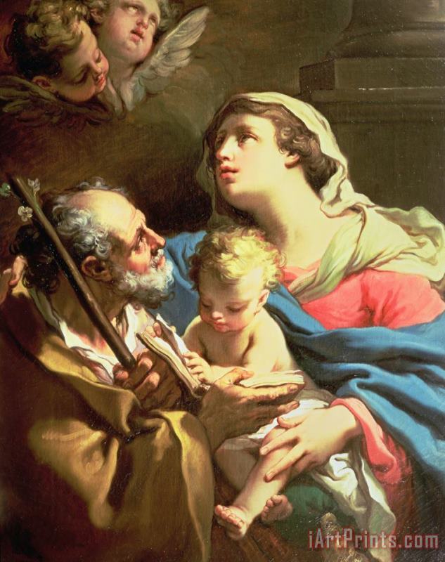 Gaetano Gandolfi The Holy Family Art Print