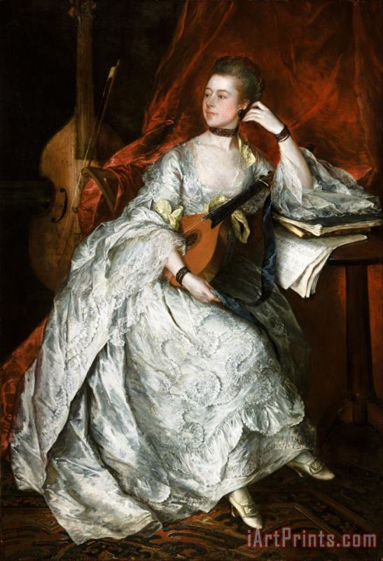 Ann Ford (later Mrs. Philip Thicknesse) painting - Gainsborough, Thomas Ann Ford (later Mrs. Philip Thicknesse) Art Print