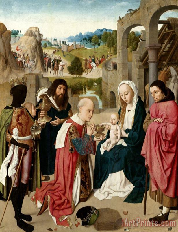The Adoration of The Magi painting - Geertgen Tot Sint Jans The Adoration of The Magi Art Print