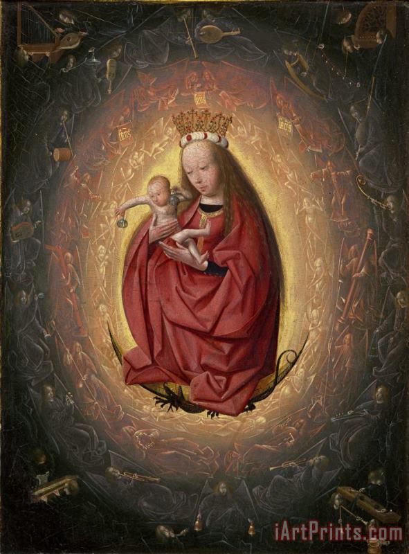 The Glorification of The Virgin painting - Geertgen Tot sint Jans The Glorification of The Virgin Art Print