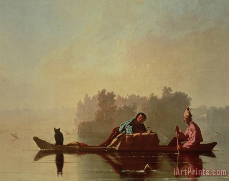 George Caleb Bingham Fur Traders Descending The Missouri Art Painting
