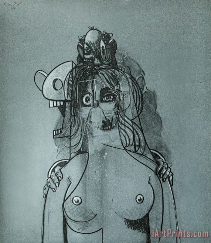 George Condo Rodrigo And His Muse, 2007 Art Print