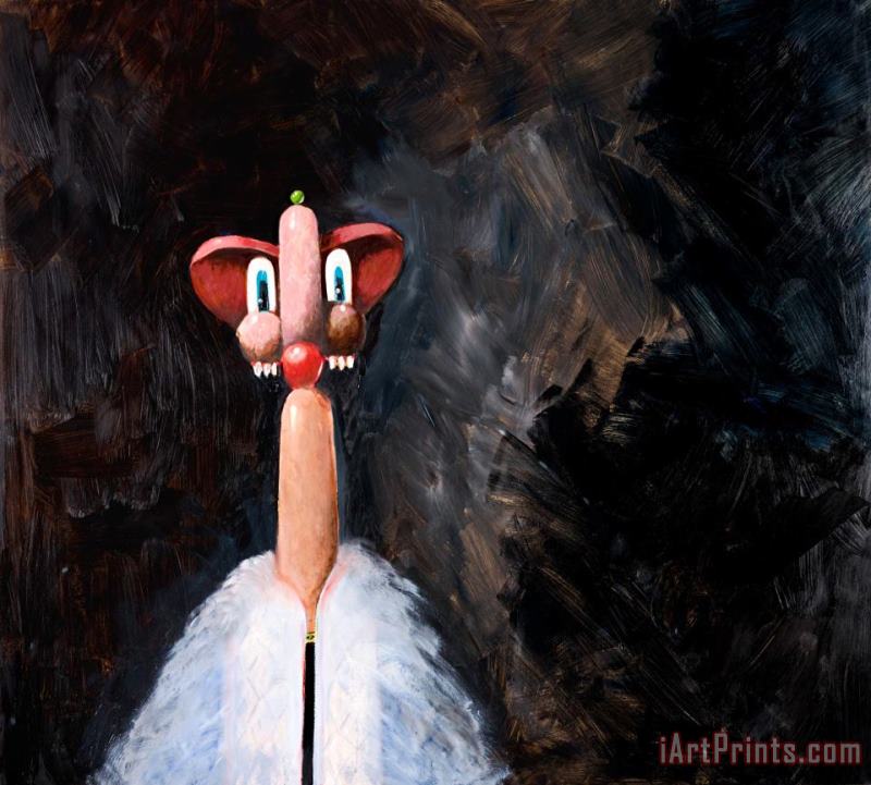 George Condo The Butcher's Wife Art Painting