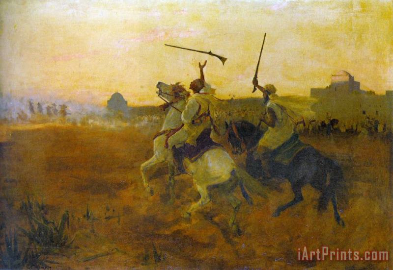 George Denholm Armour A Desert Celebration Art Painting