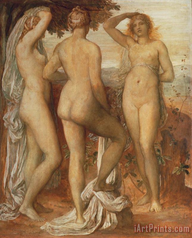 George Frederic Watts The Judgement of Paris Art Painting