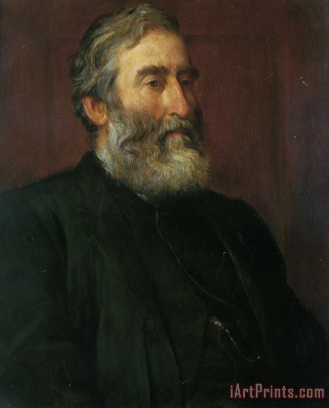 George Frederick Watts Portrait of The Reverend Harry Jones Art Print