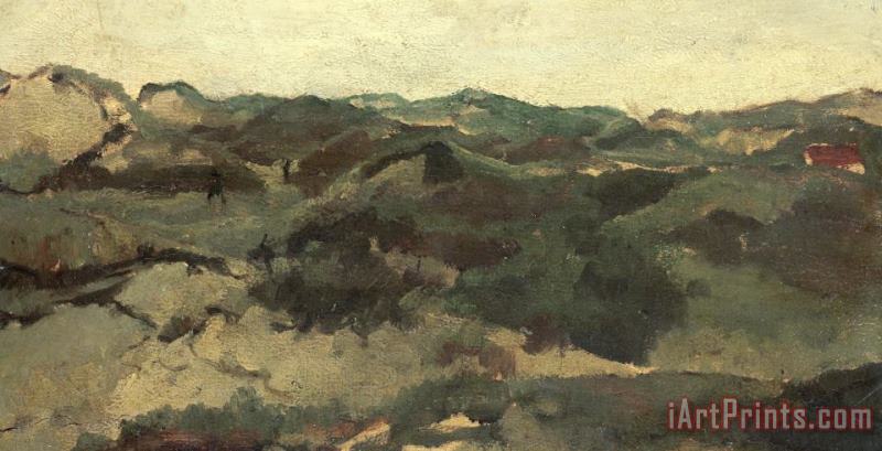 George Hendrik Breitner A Heath Landscape, Presumably in Drenthe Art Painting
